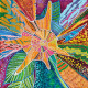 Charts on artistic canvas Summer mood