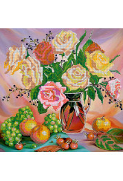 Charts on artistic canvas Roses