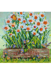 Charts on artistic canvas Narcissus