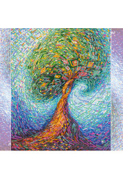 Charts on artistic canvas Magic Tree of Life
