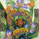 Charts on artistic canvas Summer trio
