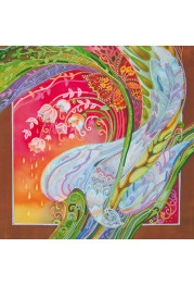 Charts on artistic canvas Paradise bird