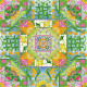 Charts on artistic canvas August pattern