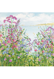 Charts on artistic canvas Meadow grasses
