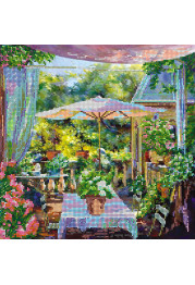 Charts on artistic canvas A Sultry noon