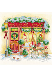 Charts on artistic canvas New-year gladnesses