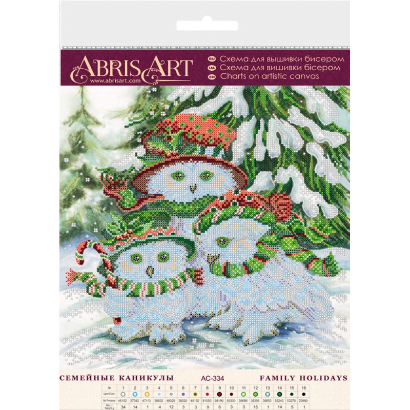 Charts on artistic canvas Family holidays