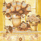 Charts on artistic canvas Straw-coloured fiowers