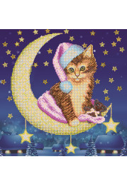 Charts on artistic canvas Lunar evening