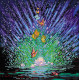 Charts on artistic canvas Night magic