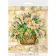 Charts on artistic canvas Transparency of watercolors