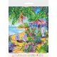Charts on artistic canvas Tropical paradise