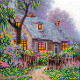 Charts on artistic canvas Fairytale House