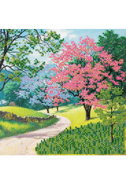 Charts on artistic canvas Blooming Park
