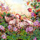 Charts on artistic canvas Fun in flowers