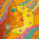 Charts on artistic canvas African girl