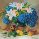 Charts on artistic canvas Summer nostalgy