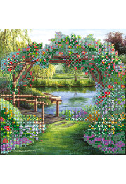 Charts on artistic canvas Flower Arc