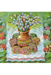 Charts on artistic canvas Easter