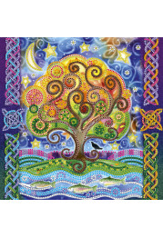 Charts on artistic canvas At the magic oak