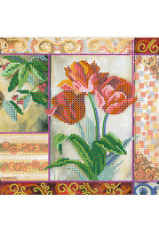 Charts on artistic canvas Satin petals