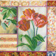 Charts on artistic canvas Satin petals