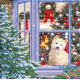 Charts on artistic canvas Crismas stori