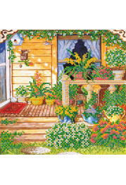 Charts on artistic canvas Summer terrase