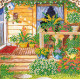 Charts on artistic canvas Summer terrase