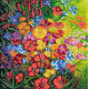 Charts on artistic canvas Flower canvas