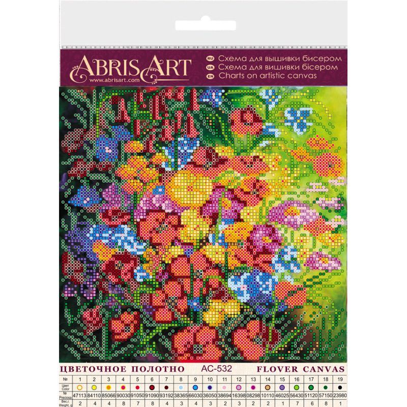 Charts on artistic canvas Flower canvas