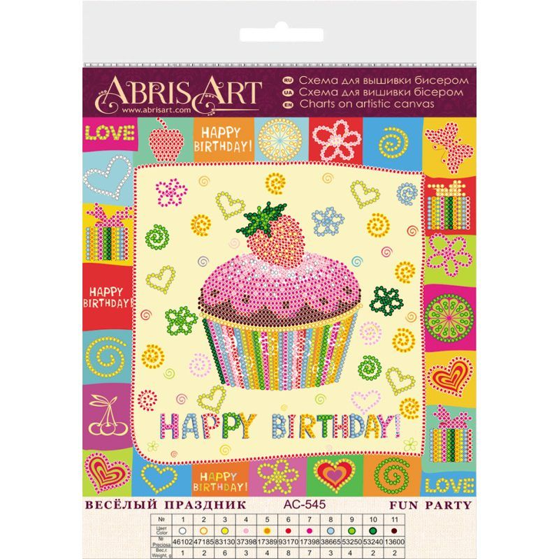 Charts on artistic canvas Fun party