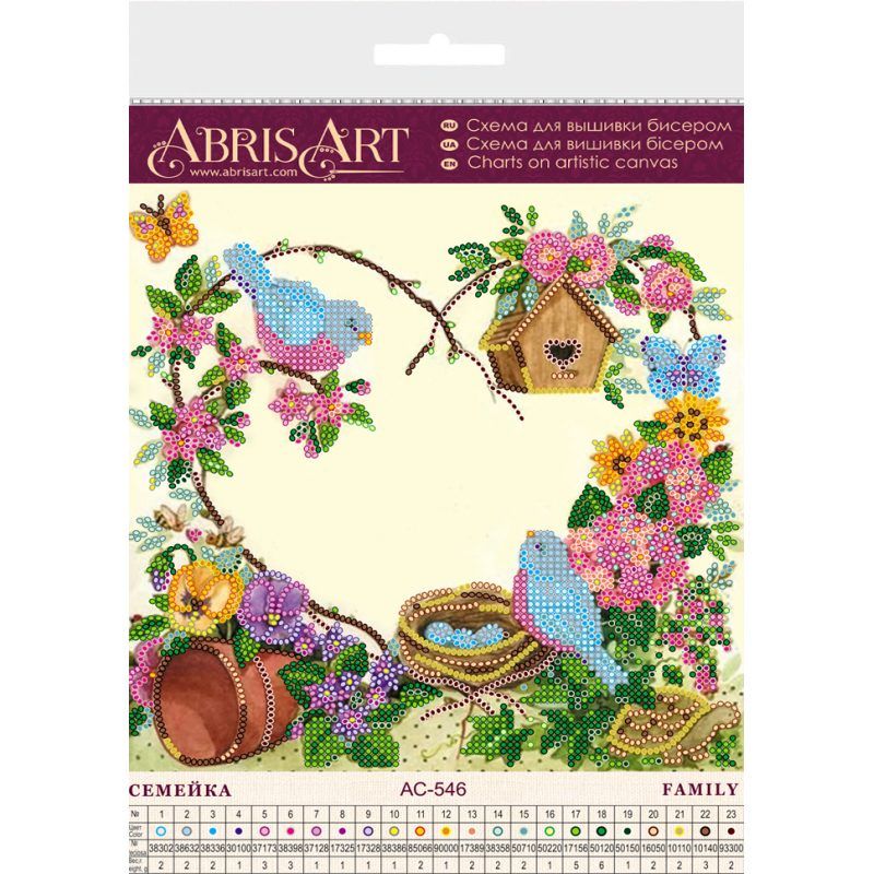 Charts on artistic canvas Family