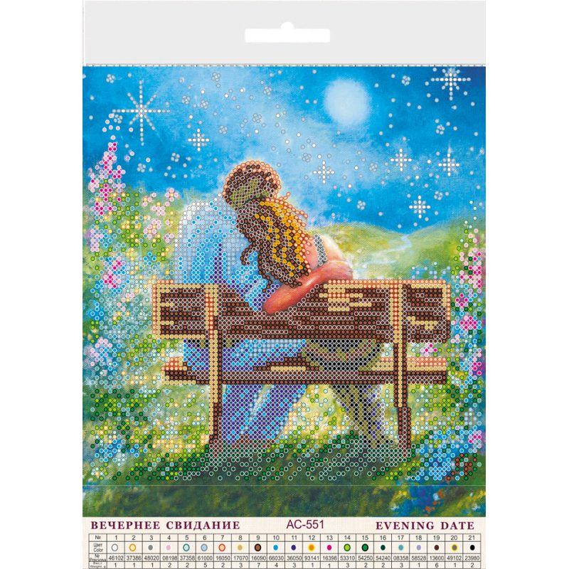 Charts on artistic canvas Evening date