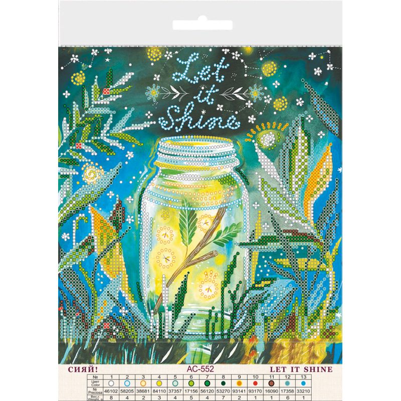 Charts on artistic canvas Let it shine