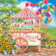 Charts on artistic canvas Sweet summer