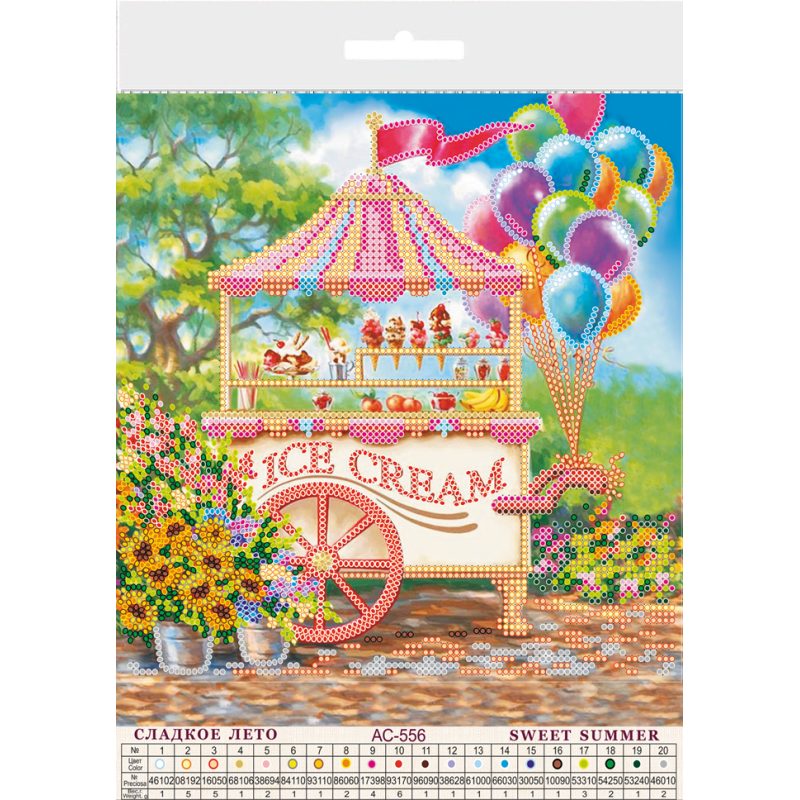 Charts on artistic canvas Sweet summer