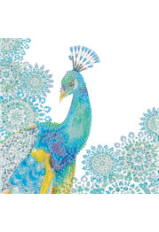 Charts on artistic canvas Azure design