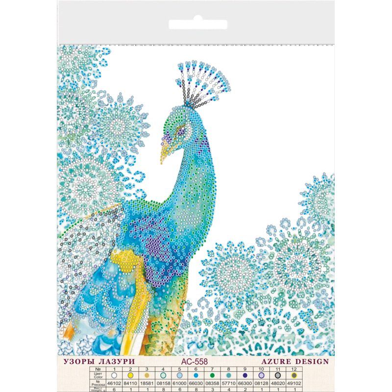 Charts on artistic canvas Azure design