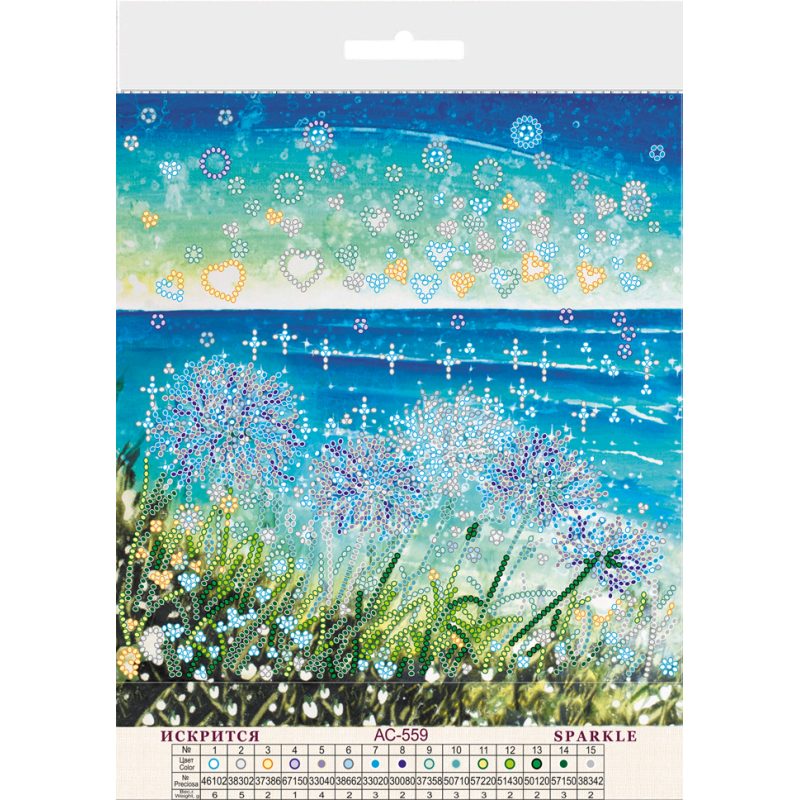 Charts on artistic canvas Sparkle