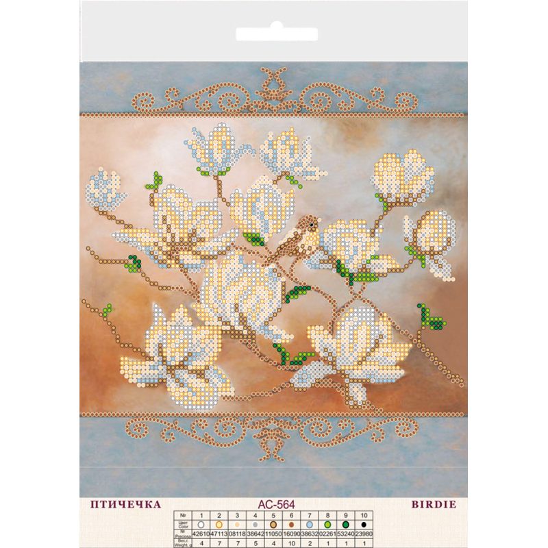 Charts on artistic canvas Birdie