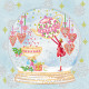 Charts on artistic canvas Winter tea