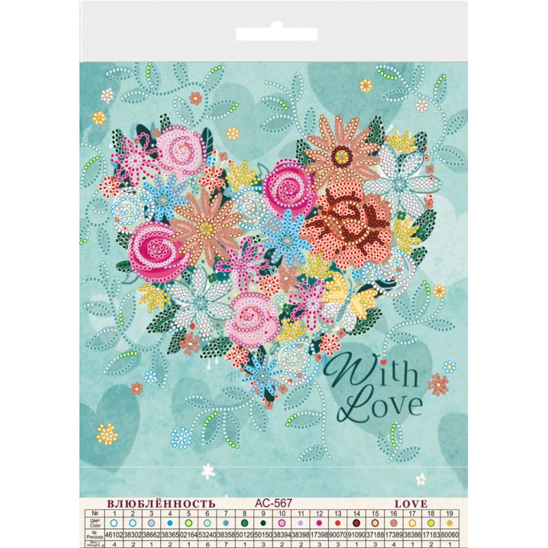 Charts on artistic canvas Love