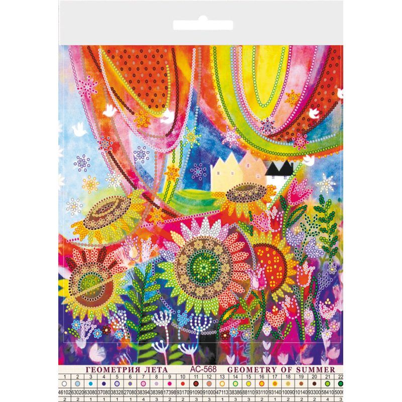 Charts on artistic canvas Geometry of summer