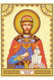 Icon's charts on artistic canvas St. Dmitri
