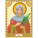 Icon's charts on artistic canvas St. Tatiana