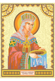 Icon's charts on artistic canvas St. Helen