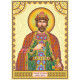 Icon's charts on artistic canvas St. Igor