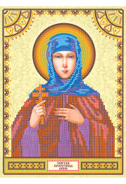 Icon's charts on artistic canvas St. Anna