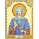 Icon's charts on artistic canvas St. Xenia